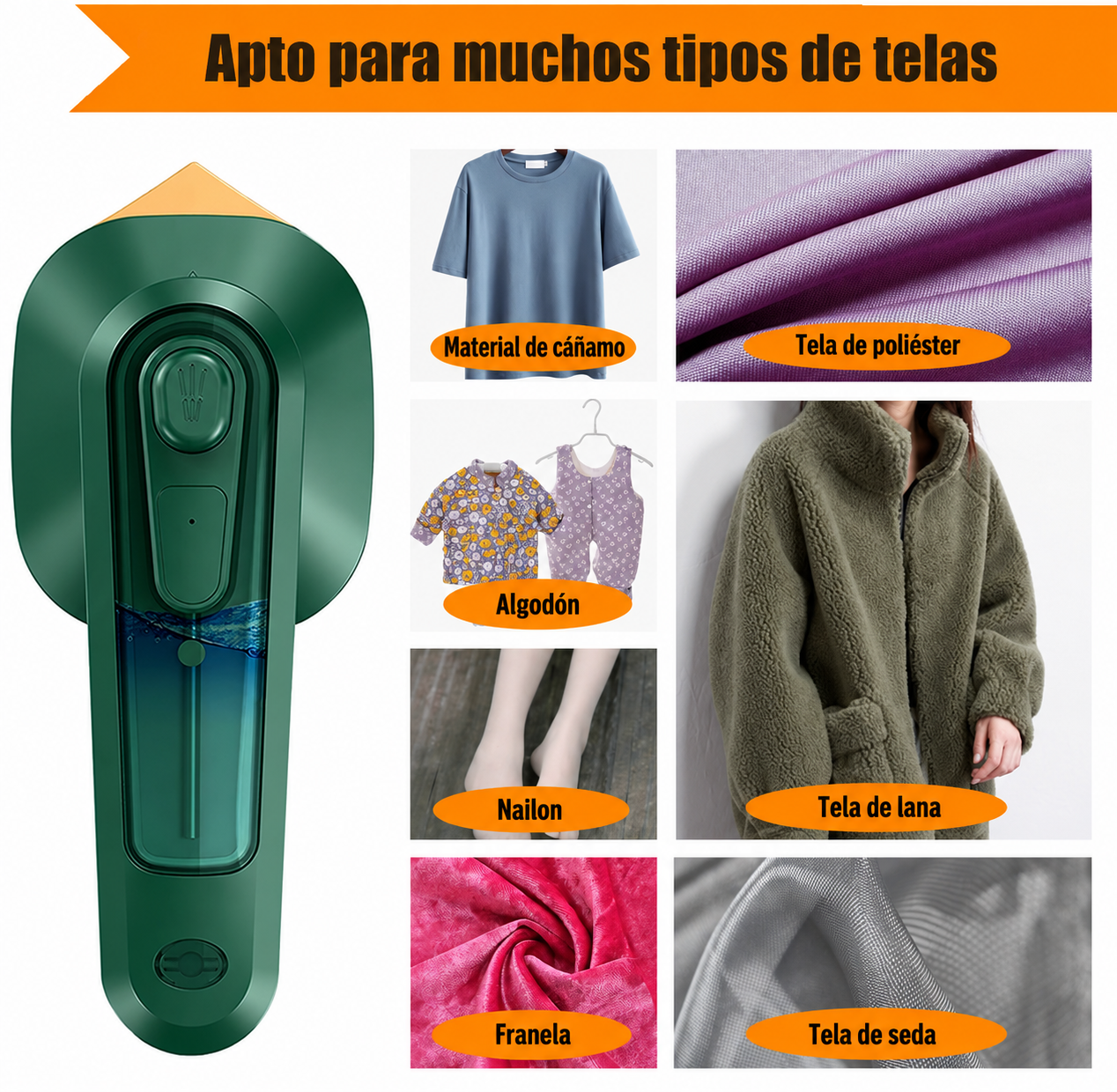 ✨👕 MINI PLANCHA A VAPOR PORTÁTIL 👕✨